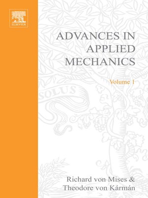 cover image of Advances in Applied Mechanics
